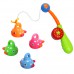 Bath Toys Water Play Fishing Game with 4 Cute Floating Fish Ideal Gift for Kids
