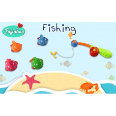Bath Toys Water Play Fishing Game with 4 Cute Floating Fish Ideal Gift for Kids